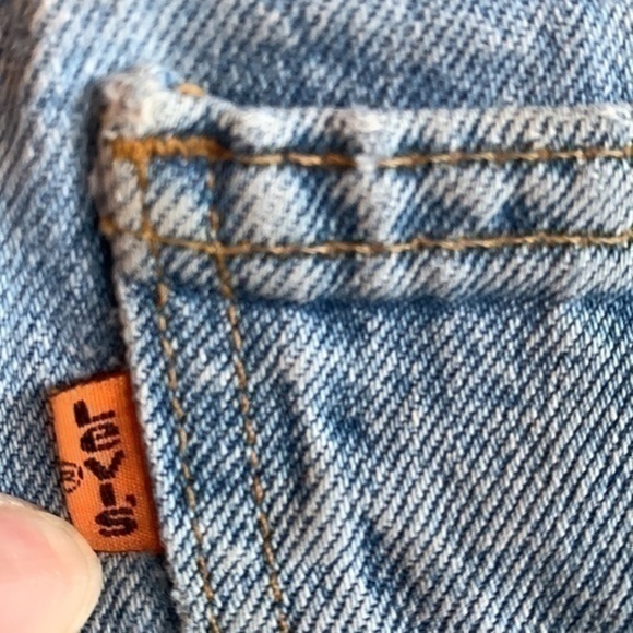 Vintage Levi Bermuda Shorts Rare Orange Label Vintage Made in the USA - Picture 2 of 16